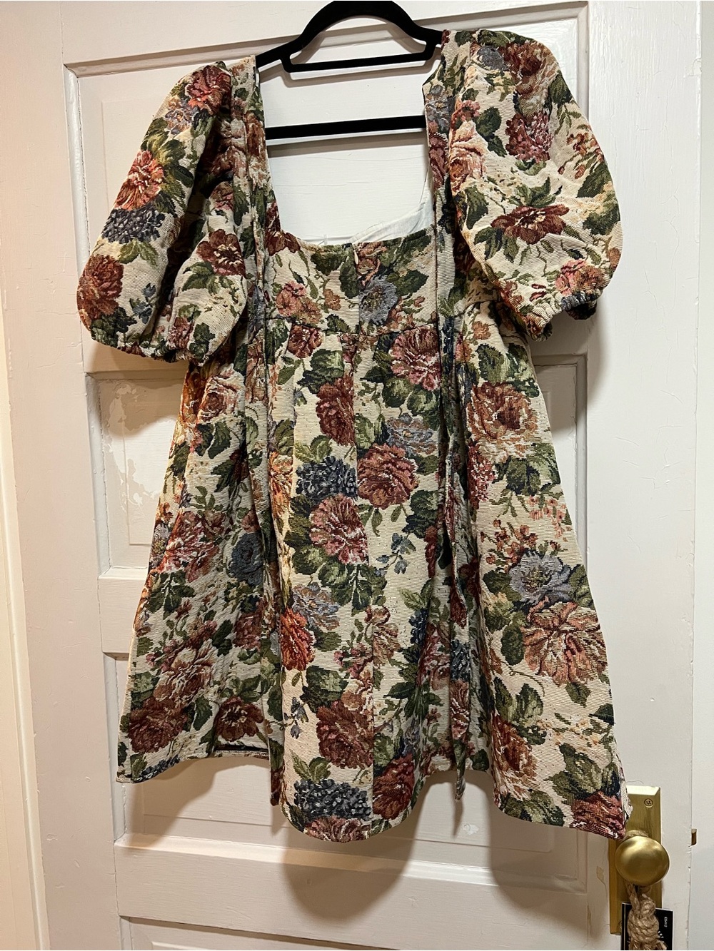 Tapestry jewel tone beautiful dress